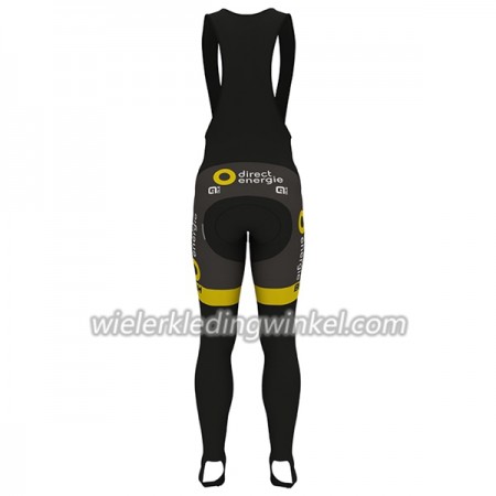 Fietsbroek Lang met Bretels 2017 Direct Energie N001
